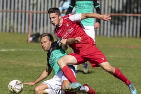 Gala Fairydean Rovers winger Danny Galbraith in action against Kinnoull last month (Photo: Thomas Brown)