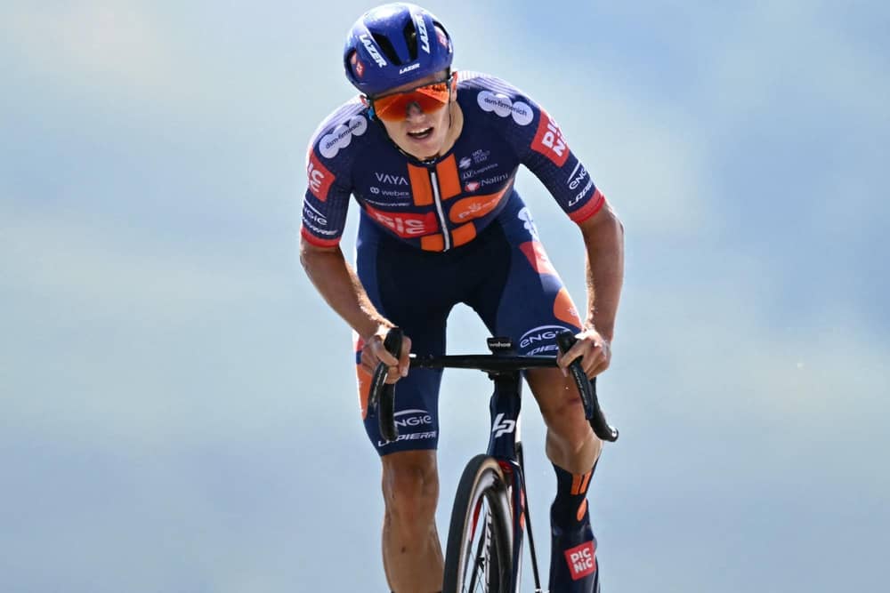 Oscar Onley taking part in the 112th edition of the Tour de France in 2025 (Photo: Loic Venance/AFP via Getty Images)