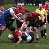 Jed-Forest losing 46-14 at home to Glasgow Hawks in their last match of the 2023/24 Scottish Premiership rugby season on Saturday (Photo: Steve Cox)