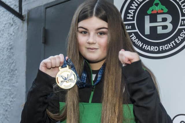 Hawick's Rosie Swailes will be boxing for Scotland at the weekend in Dundee (Photo: Bill McBurnie)