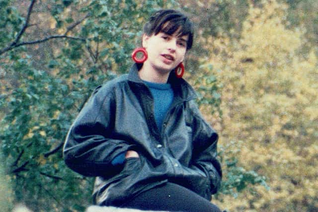 The author of Phosphate Rocks, Fiona Erskine, in her younger SAI years