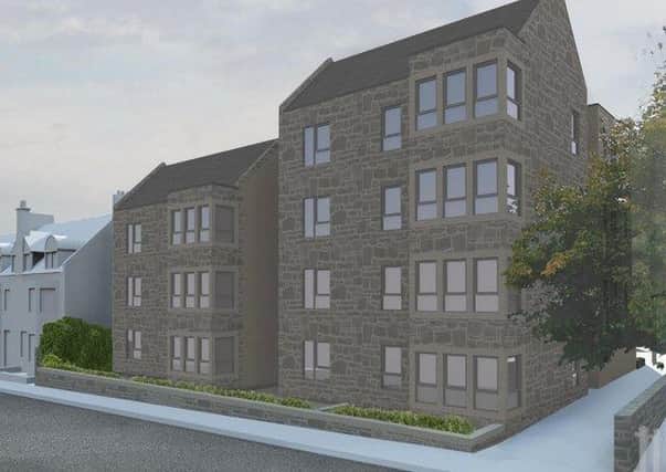 The proposed development at Gala Park, Galashiels.