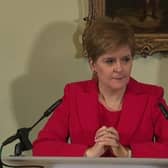 Scotland's First Minister Nicola Sturgeon announces her resignation at Bute House.