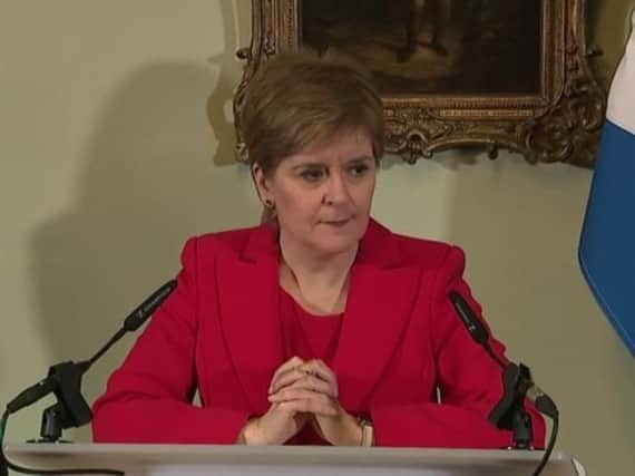 Scotland's First Minister Nicola Sturgeon announces her resignation at Bute House.