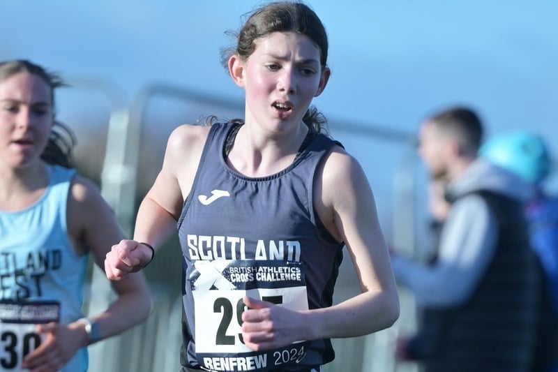 Gala Harriers under-15 Kirsty Rankine clocked 15:13, placing 25th in her class, at Saturday's Scottish inter-district cross-country championships at Renfrew