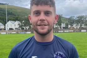 Dean Burgess scored two goals for Vale of Leithen on Saturday to help secure their first victory since May last year (Pic: Vale of Leithen)