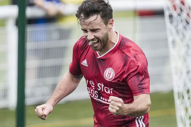 Zander Murray, set to remain with Gala Fairydean Rovers until 2023 after signing a contract extension, was one of their scorers on Saturday (Photo: Bill McBurnie)
