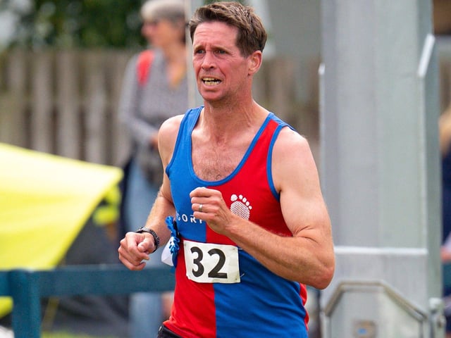 Colin Williams was 16th in Saturday’s 2026 Lee Pen hill-race at Innerleithen (Photo: Magdalena Banka)
