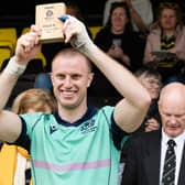 Scottish Thistles’ Freddie Owsley after being named as player of the tournament at 2026’s Melrose Sevens at the Greenyards in May (Photo: Mark Scates/SNS Group/SRU)