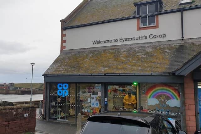 The Co-op on Eyemouth's beach front.
