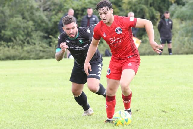 Greenlaw starting the new Border Amateur Football Association A division season with a 3-0 win at Hawick Legion on Saturday (Pic: Brian Sutherland)