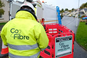 Go Fibre and Emtelle have teamed up to bring full fibre broadband to Hawick. Photo: Jim Payne.