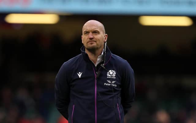 Scotland head coach Gregor Townsend at the Principality Stadium in Cardiff on Saturday (Photo by Geoff Caddick/AFP via Getty Images)