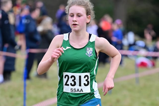 Earlston High School's Ava Macleod was 71st girl under 17 in 19:31 at this month's Scottish Schools' Athletic Association secondary schools cross-country championships