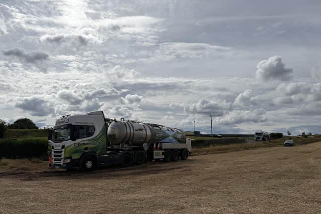 A fleet of tankers brought 12 million litres of water to the area. (Pic: Scottish Water)
