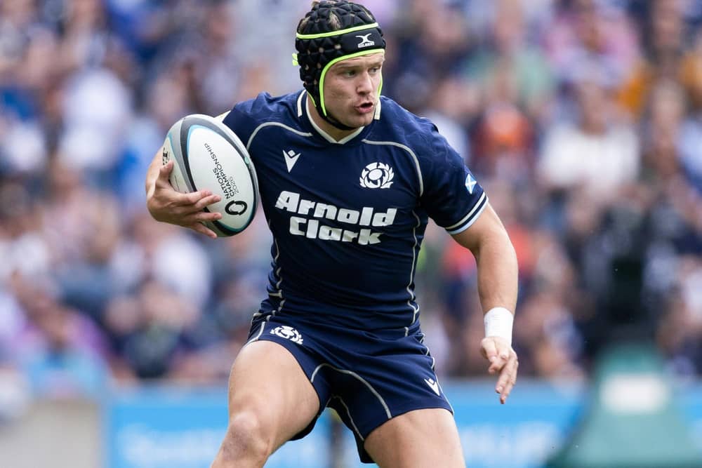 Darcy Graham has been out of competitive action since Scotland’s 33-17 Nations Championship win at home to Fiji at Edinburgh’s Murrayfield Stadium in July but is now set to make a comeback from injury, possibly as soon as this Friday (Photo: Ross Parker/SNS Group/SRU)