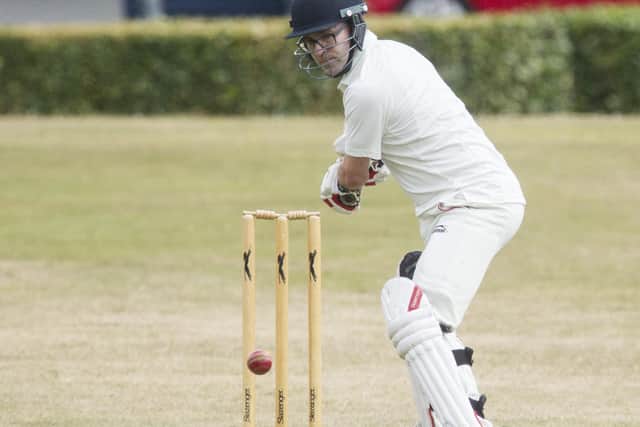 Keith Farnish batting for Melrose at the weekend (Photo: Bill McBurnie)