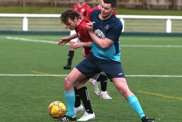 Gala Fairydean Rovers Amateurs beating St Boswells 3-1 at home at Netherdale in the Beveridge Cup's first round on Saturday (Photo: Steve Cox)