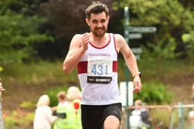 Teviotdale Harrier Rory Anderson, pictured here at August's Kirkcaldy Parks Half-Marathon, won Sunday's 10K race at Jedburgh Running Festival (Pic: Fife Photo Agency)