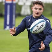 West Linton's Patrick Harrison during an Edinburgh training session at the city's DAM Health Stadium in May last year (Photo by Paul Devlin/SNS Group/SRU)