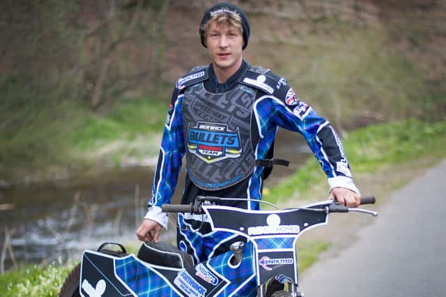 Jedburgh speedway rider Greg Blair