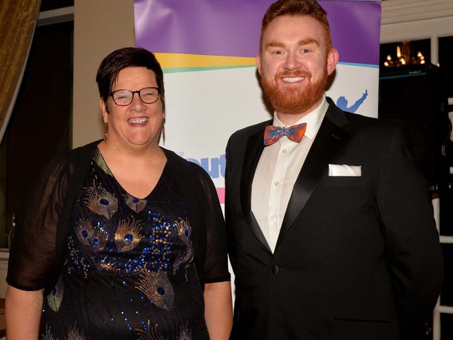 Julia Partington (Youth Borders CEO) and John Loughton