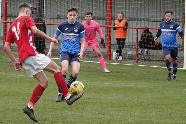 Vale of Leithen losing 4-0 away to Hill of Beath Hawthorn on Saturday (Pic: David Wilson)