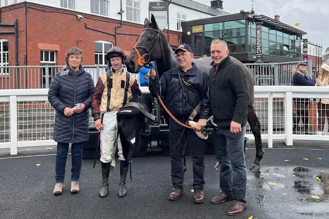Budarri won the 2.37pm Close Brothers and CMS Cameron McKenna Handicap Chase at Musselburgh yesterday for jockey Danny McMenamin and Selkirk racehorse trainer Stuart Coltherd