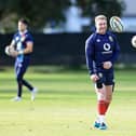 Stuart Hogg at a British and Irish Lions training session at Hermanus High School in South Africa today, July 20 (Photo by David Rogers/Getty Images)
