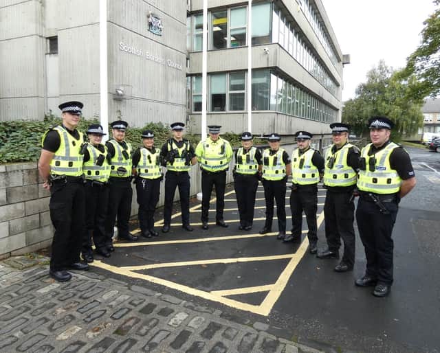 The Borders' Police Community Action Team in 2020.