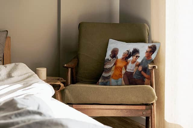 Add some customised photo accessories to your home, with the emphasis on creating a cosy atmosphere.