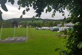 Travellers are due to move out of this site in Selkirk's Victoria Park by the end of June.