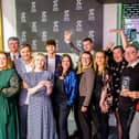 All the winners at the inaugural Galashiels Heartland Awards, held at the tapestry visitor centre on Friday night. Photos: Joe Somerville.
