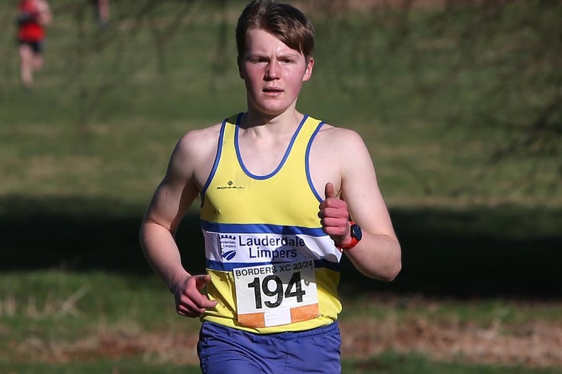 Lauderdale Limpers junior Joseph Dawes was 26th in 35:15 in Sunday's Borders Cross-Country Series senior race at Duns