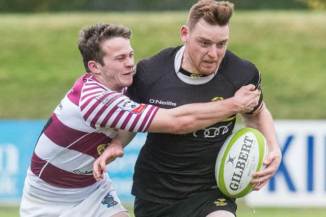 George Taylor playing for Melrose against Watsonians in 2016. Photo: Ian Georgeson
