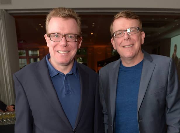 Craig and Charlie Reid, The Proclaimers at a VIP Screening of Sunshine On Leith in 2013