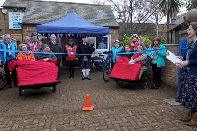 Two new terrific trishaws – Jock & Jenny – are welcomed in Berwickshire.