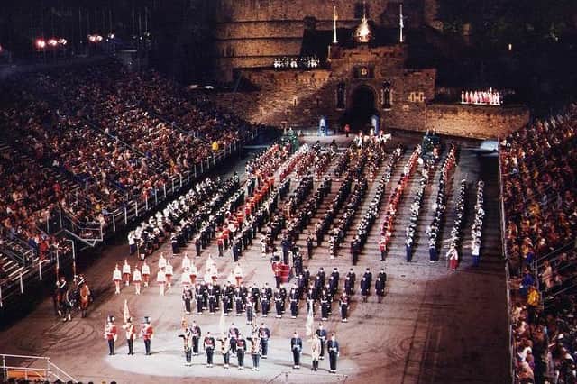 In August, 1978, Ross was given the chance to represent Selkirk on a global stage as one of six Royal Burgh Standard Bearers chosen to cast Selkirk’s flag at that summer’s Edinburgh Military Tattoo – the only time the Royal Burgh flag has been cast outside the town.