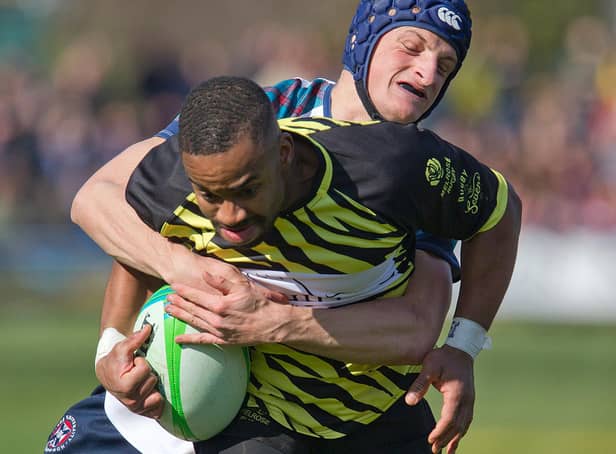 Melrose playing Edinburgh University during the last sevens tournament at the Greenyards back in 2019 (Photo: Bill McBurnie)