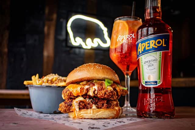 The new burger will be available in restaurants across the UK