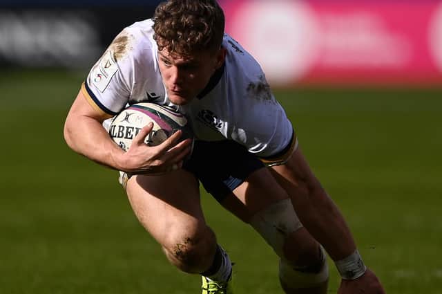 Darcy Graham playing for Scotland versus Italy in March 2021 (Photo: Stu Forster/Getty Images)