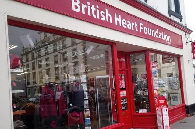 British Heart Foundation, Kelso.