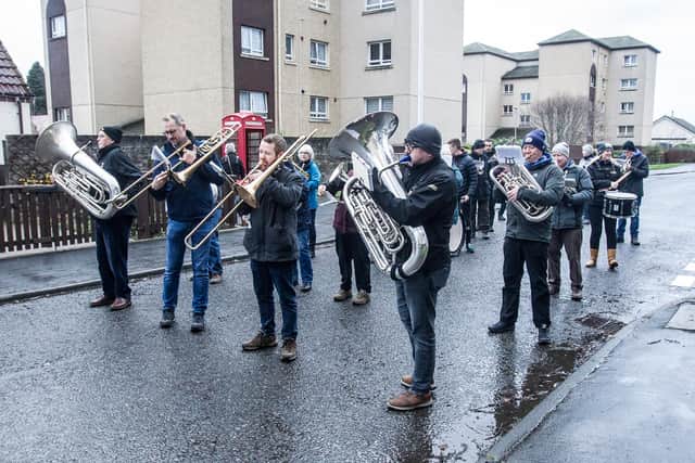Jed-Forest Instrumental Band at Howden Drive. (Photo: BILL McBURNIE)