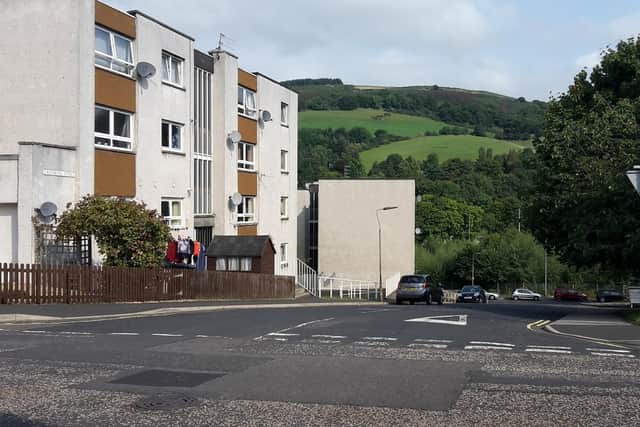 Greenbank Street in Galashiels.
