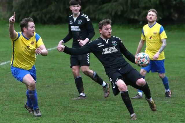 Earlston Rhymers beating Ancrum 6-2 at home on Saturday (Pic: Steve Cox)