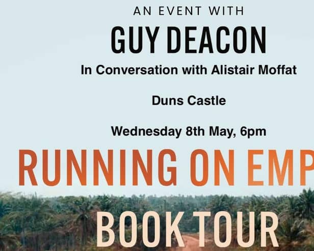 Running on Empty book tour comes to Duns Castle.