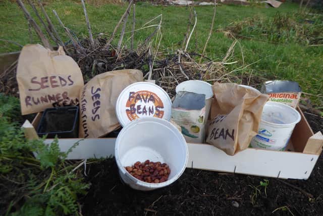 Seeds and compost can be given to anyone taking part.