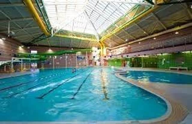 The swimming pool in the Teviotdale Leisure Centre.