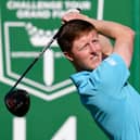 Craig Howie playing his tee shot on the 14th hole during day one of the Rolex Challenge Tour grand final last Thursday in Mallorca (Photo: Octavio Passos/Getty Images)