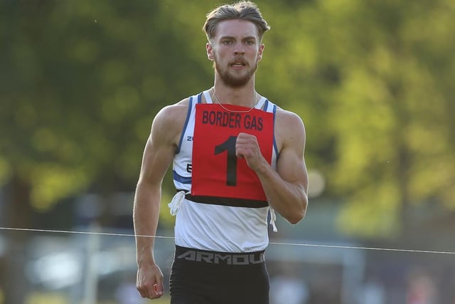 Hawick's Ryan McMichan won the 110m open at Peebles Border Games, the Peebles Beltane Sprint, in 11.64 seconds, from a 9.5m mark, with Lasswade’s Keith Kong second, from 17m, and Hawick’s Ryan Elliot third, from 7m.